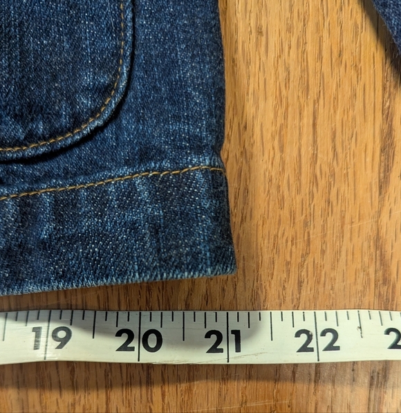 Jones New York Jeans Denim Structured Blazer Jacket | Size Large - Picture 4 of 7